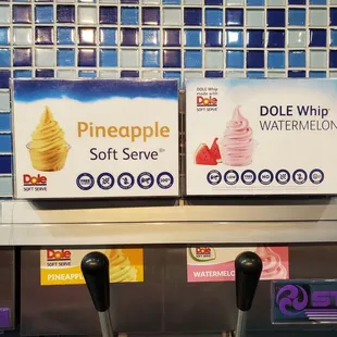 Pineapple and watermelon from Dole