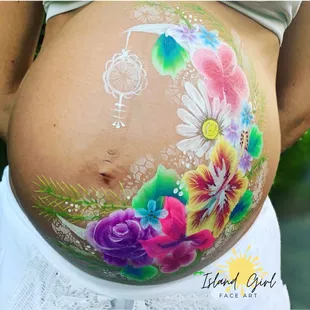 Belly Bump Painting 2