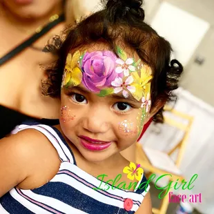 Island Girl Face Art LEI PO'O