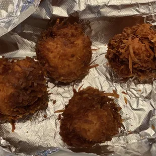 Coconut hush puppies