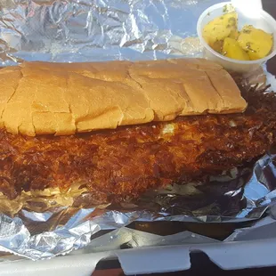 Coconut Fish Sandwich