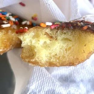 So gross. The dough is totally saturated in grease. We threw all of them out. Inedible.