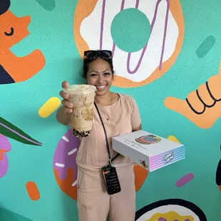 Excited for boba and donuts!