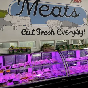 Meat case