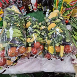 Chopped assorted veggies - ready for cooking!