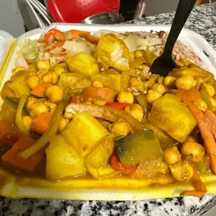 The BEST Curry Chickpea I ever had ! You will not be disappointed at all