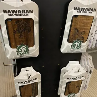 8/16/19 Plastic Phone case with Koa wood back with design