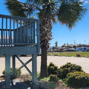 View to the southwest of the building.