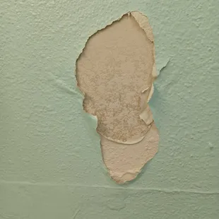 Wall in bathroom