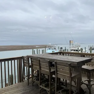 a view of the dock