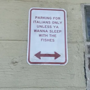 Sign outside building