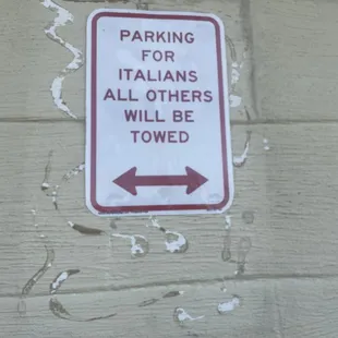 Sign outside building