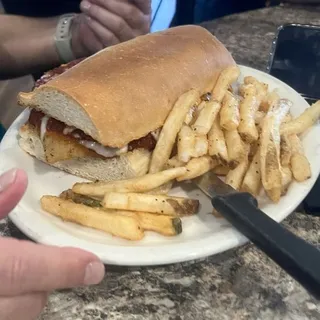 Chicken Parmigiana Sub