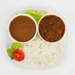 a plate of food