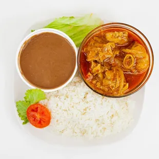 a plate of food