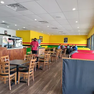 the interior of a restaurant