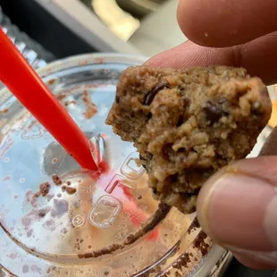 Energy bite and the trangula ice coffe-very good