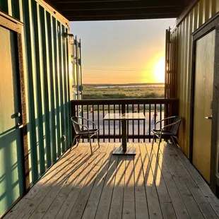 Table with a lovely view