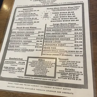 Menu 1/12/23