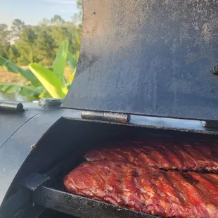Wood Smoked Ribs