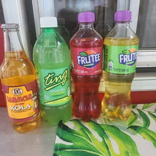 Bajan and Jamaican sodas