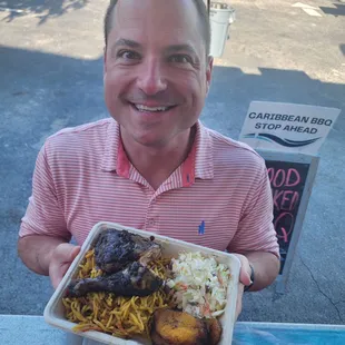 Try our jerk chicken Caribbean chow mein bowl