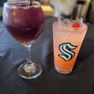 Sangria and mixed cocktail