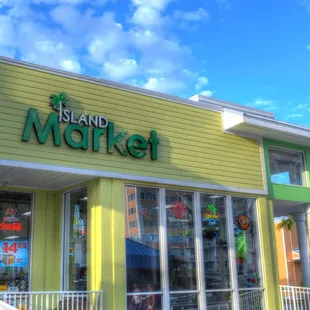 the front of the store