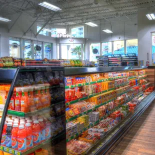 refrigerated food and beverages