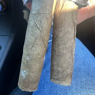 Molded tobacco wraps.