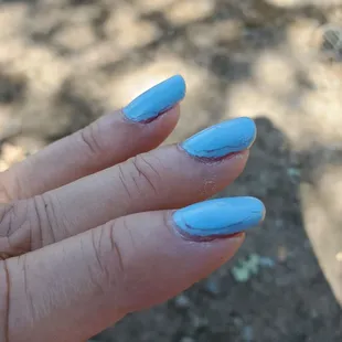 Nails were painted Wednesday, today is Friday. Was the polish bad or a bad paint job?