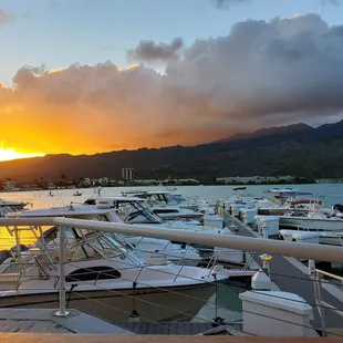 Sunset from Koko Marina