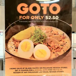a sign for a go - to for only $ 25