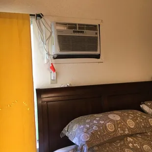 It sits right above our bed.