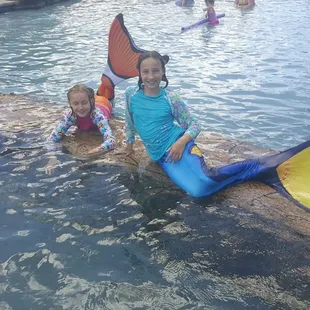 Ft. Shafter Pool mermaids.