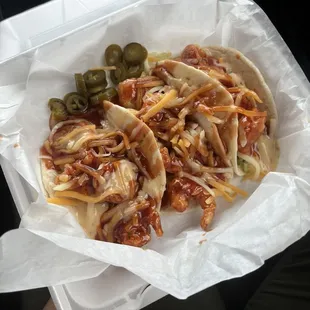 Jerk shrimp Jerk Tacos (3 Tacos/order)