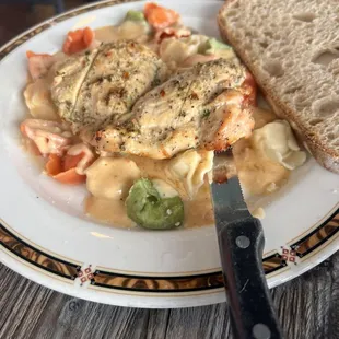 Tortallini with chicken