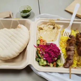 Lamb Kabobs Sandwich Lamb