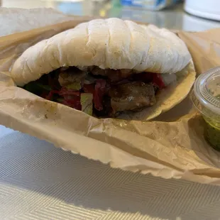 Lamb Kebab Sandwich