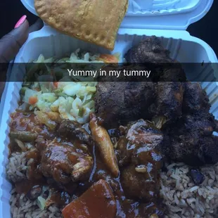 The lady at the front is rude but the one in the back was very helpful and very nice. Great food and they give you a lot of food.