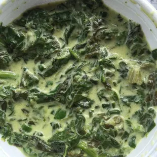 Creamy Spinach. Yummy