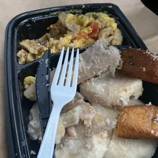 Ackee and Saltfish - added my own knife