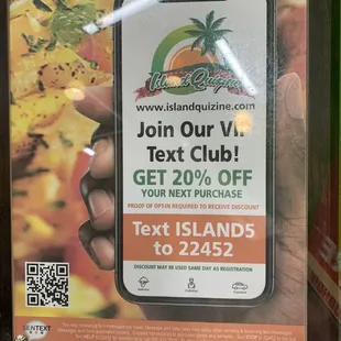 Sign up for the VIP club