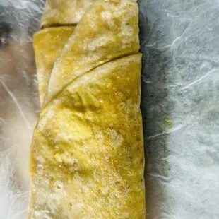 Plain Roti which has ground chick peas inside.