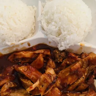 Spicy chicken teriyaki