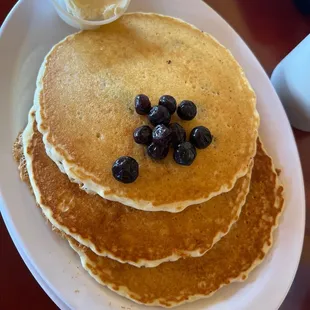 Blueberry pancakes