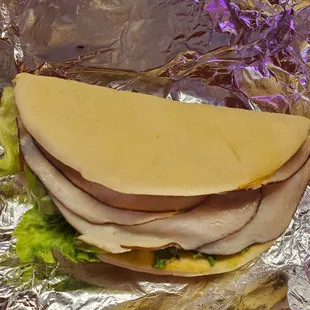 Turkey and avocado sandwich