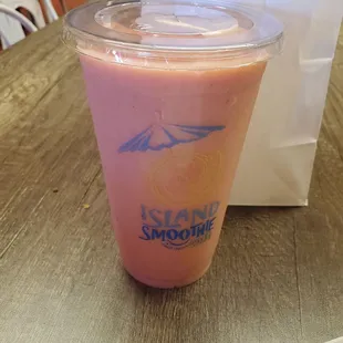 Strawberry banana smoothie