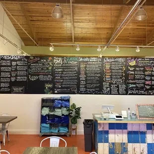 Menu board