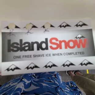 They have frequent user punch cards.